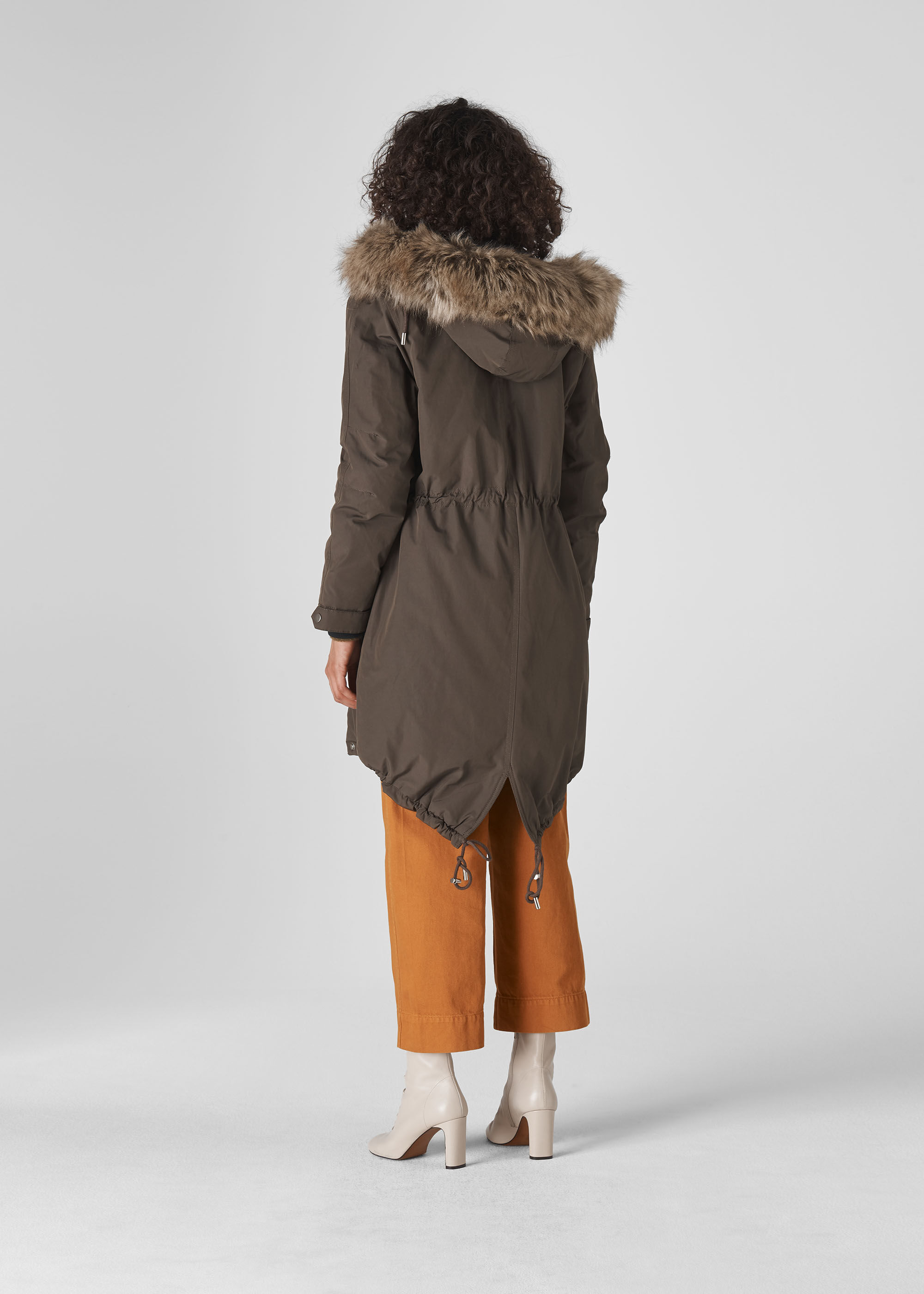 Whistles shop khaki parka