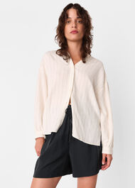 Contrast Stitch Pull On Short
