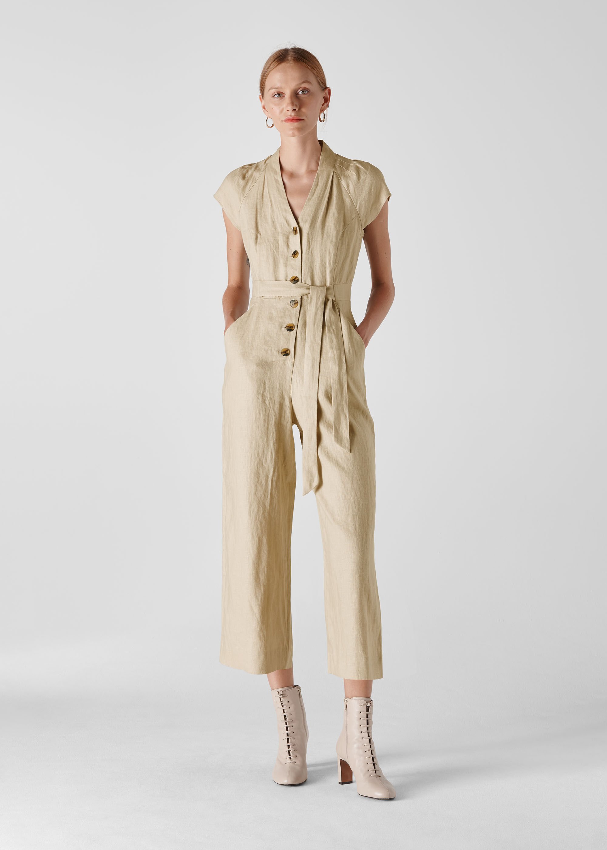 Sana Linen Jumpsuit