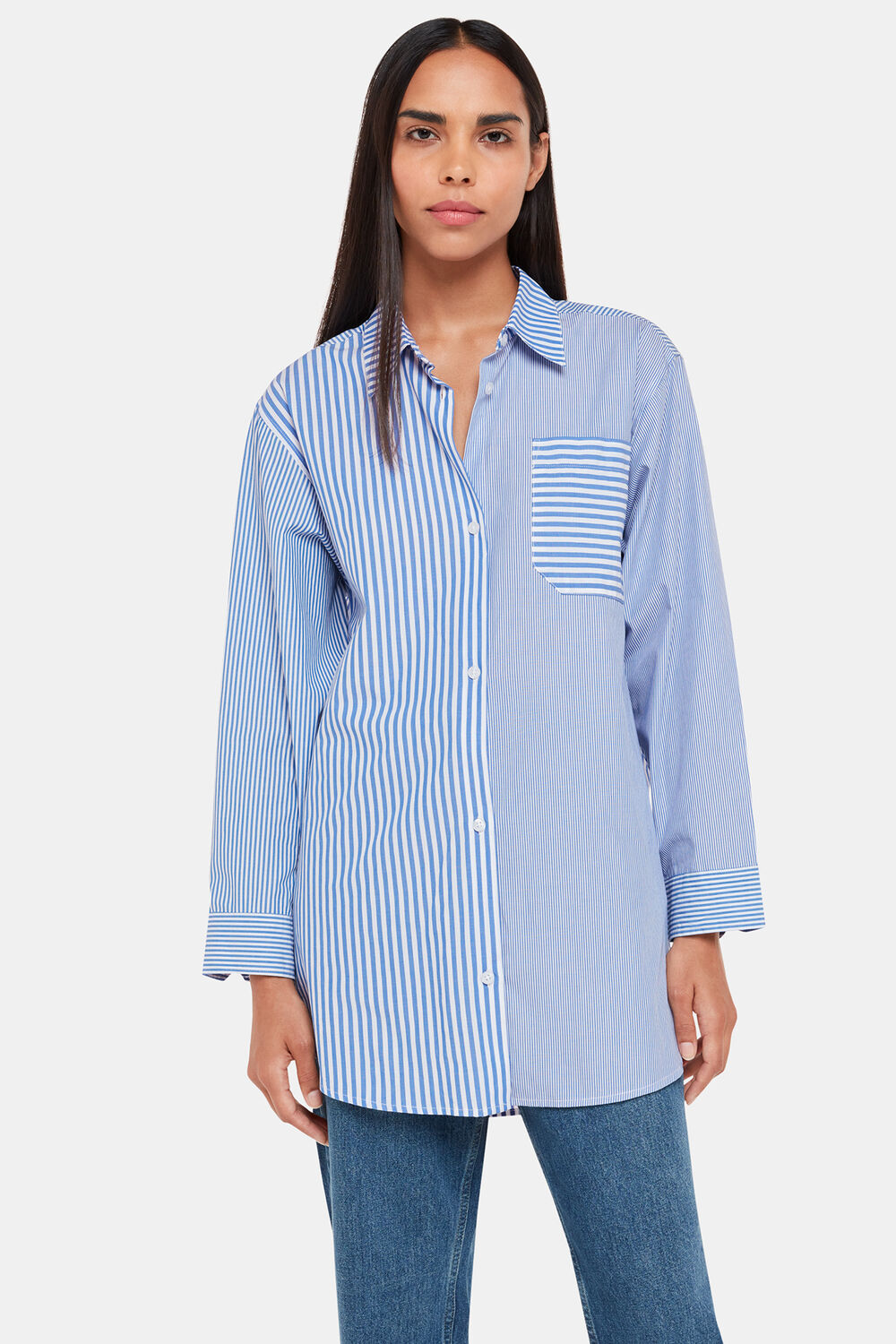 Millie Stripe Oversized Shirt