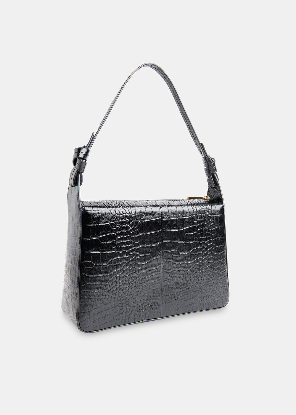 Erica Croc Shoulder Bag