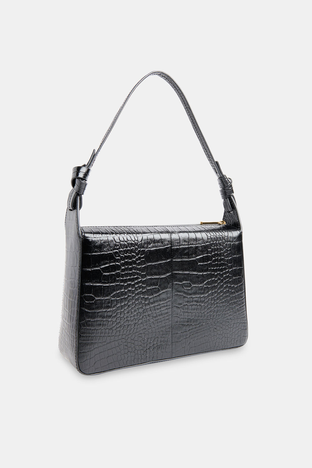Erica Croc Shoulder Bag