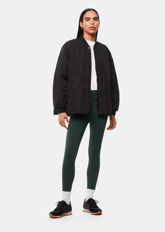 Khaki Sport Seamed Legging
