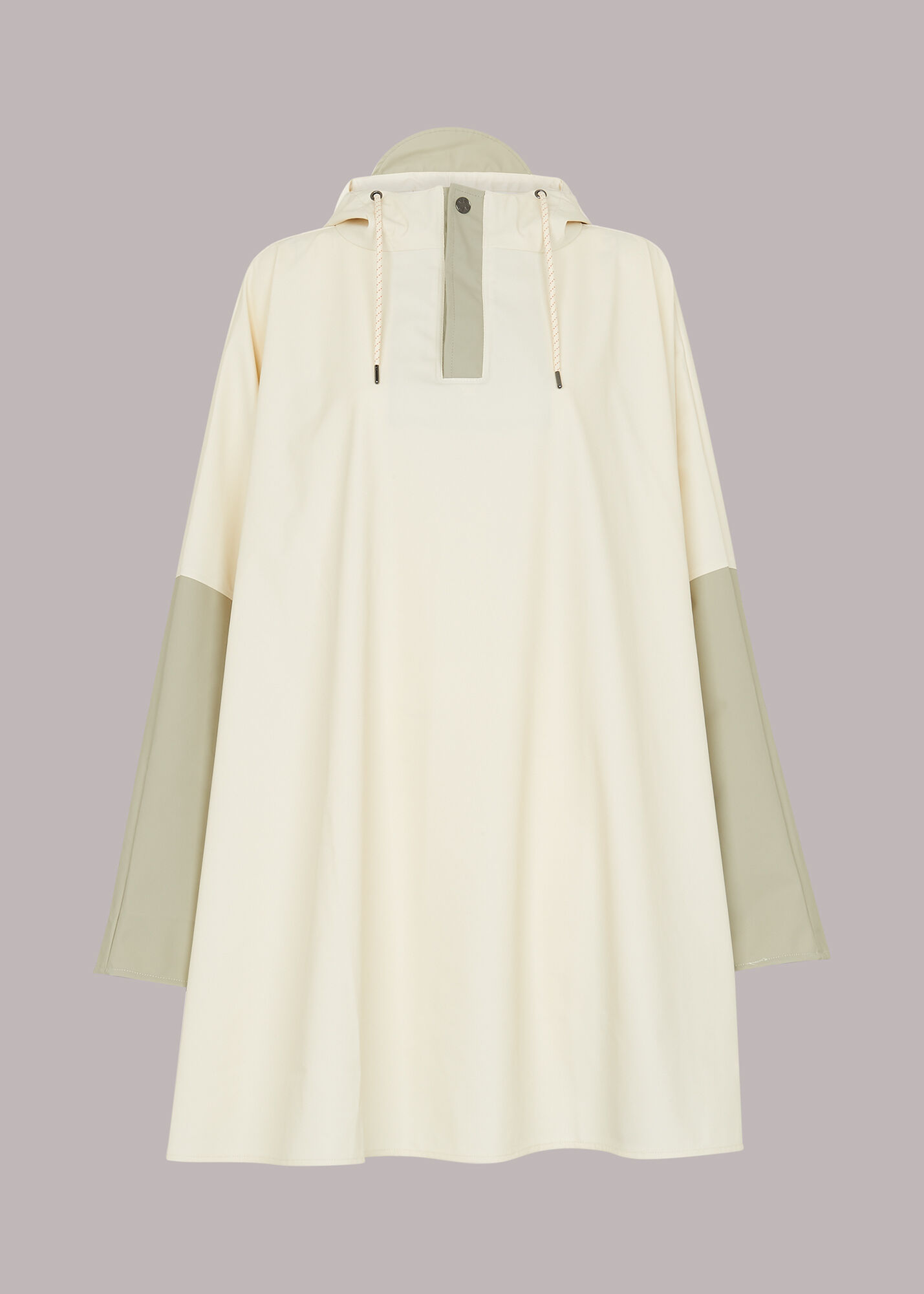 Whistles Synthetic Rains Cape in Ivory White Womens Clothing Coats Capes 