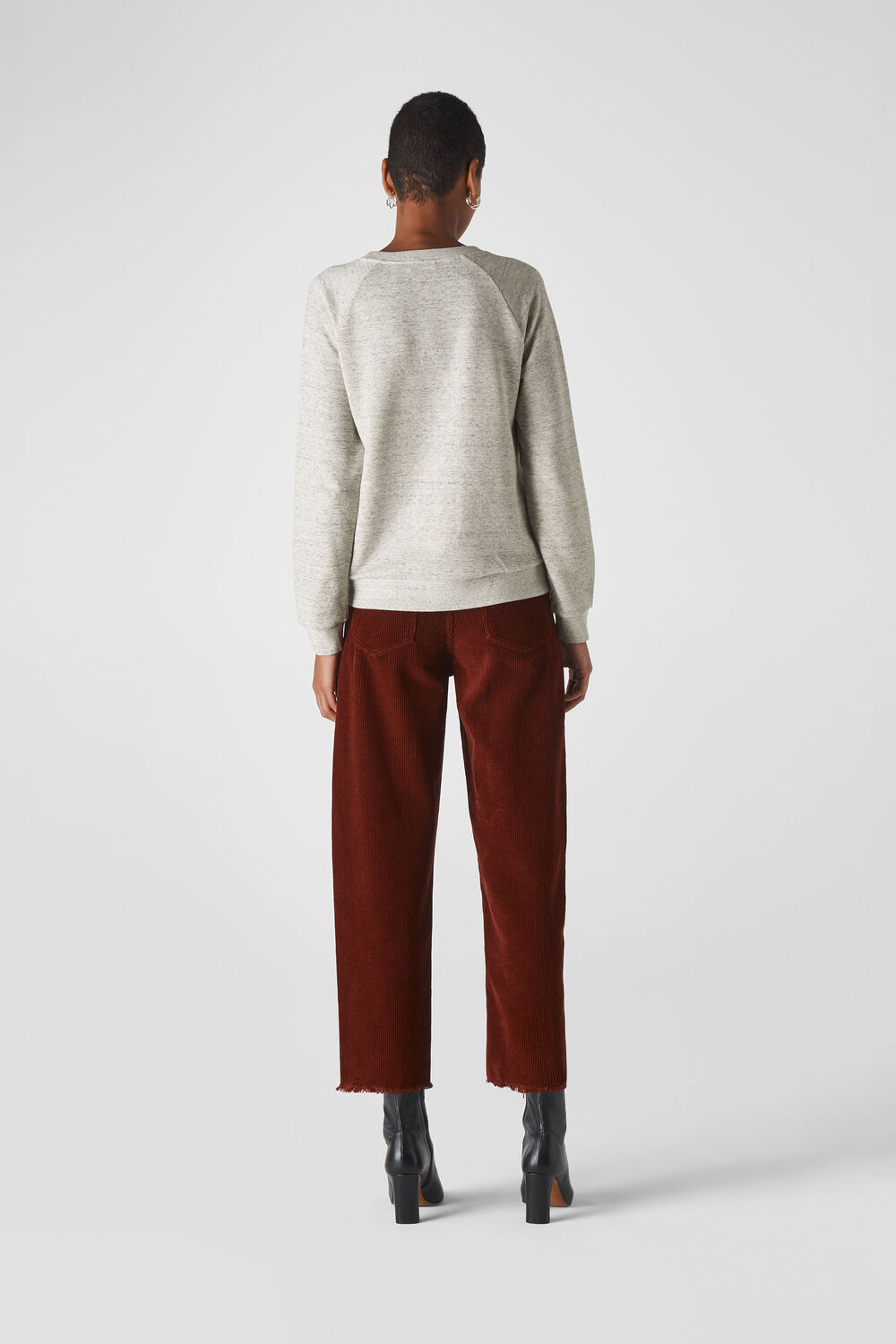 Love Logo Sweatshirt Grey Marl