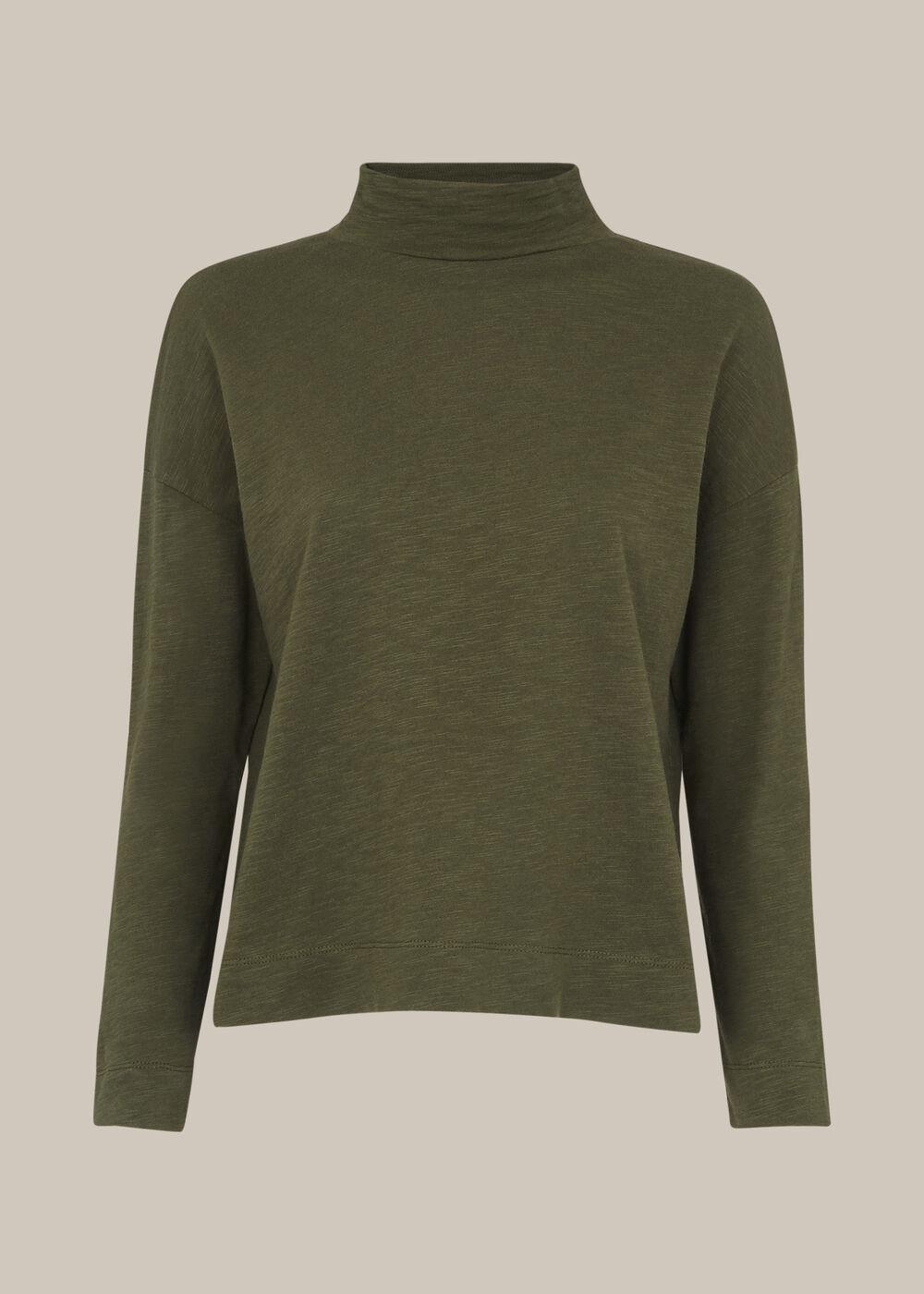 High Neck Relaxed Top