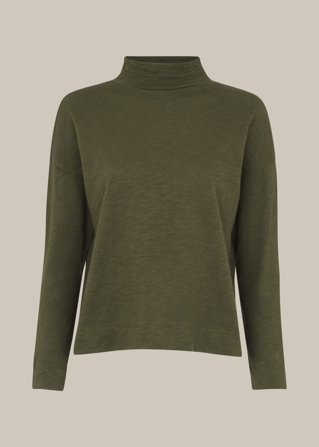 High Neck Relaxed Top