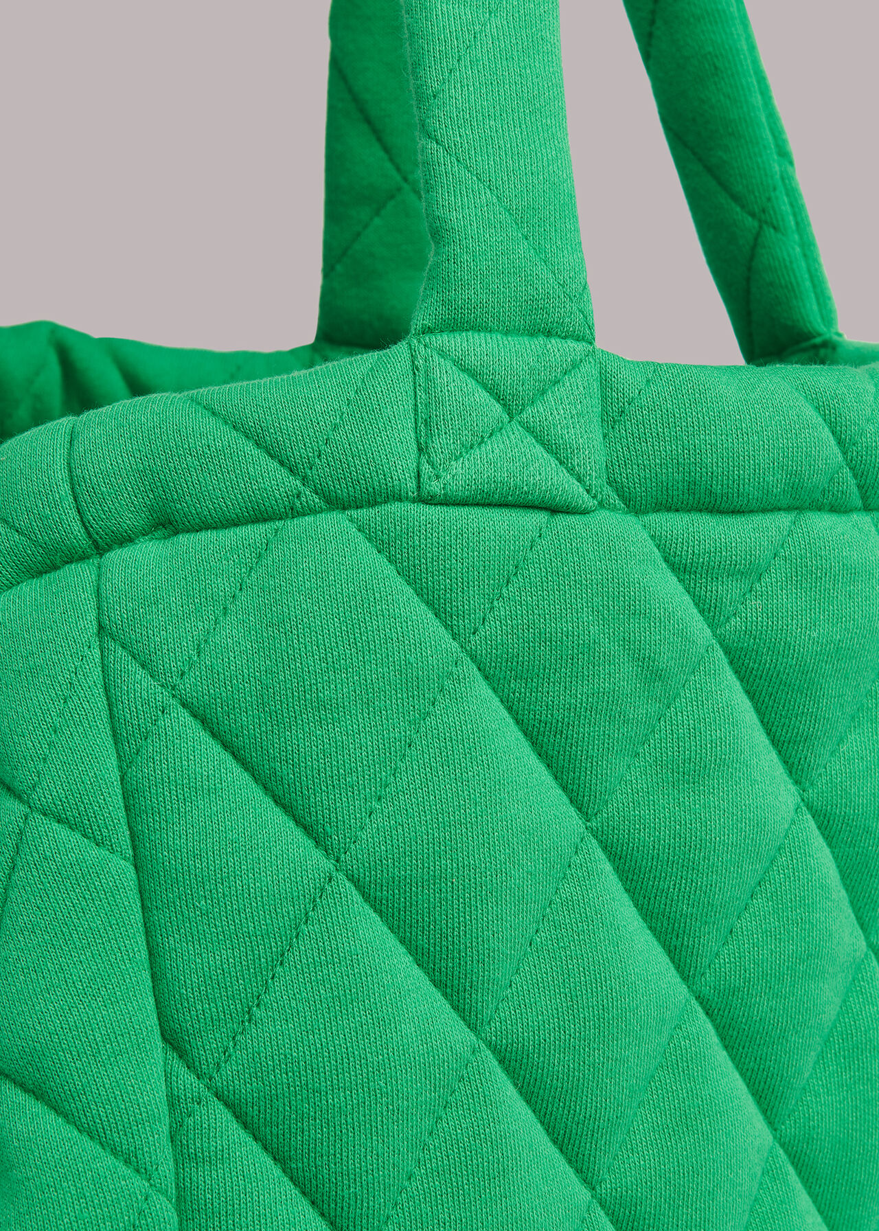 Green Lyle Quilted Tote Bag, WHISTLES