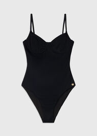 Ribbed Underwire Swimsuit