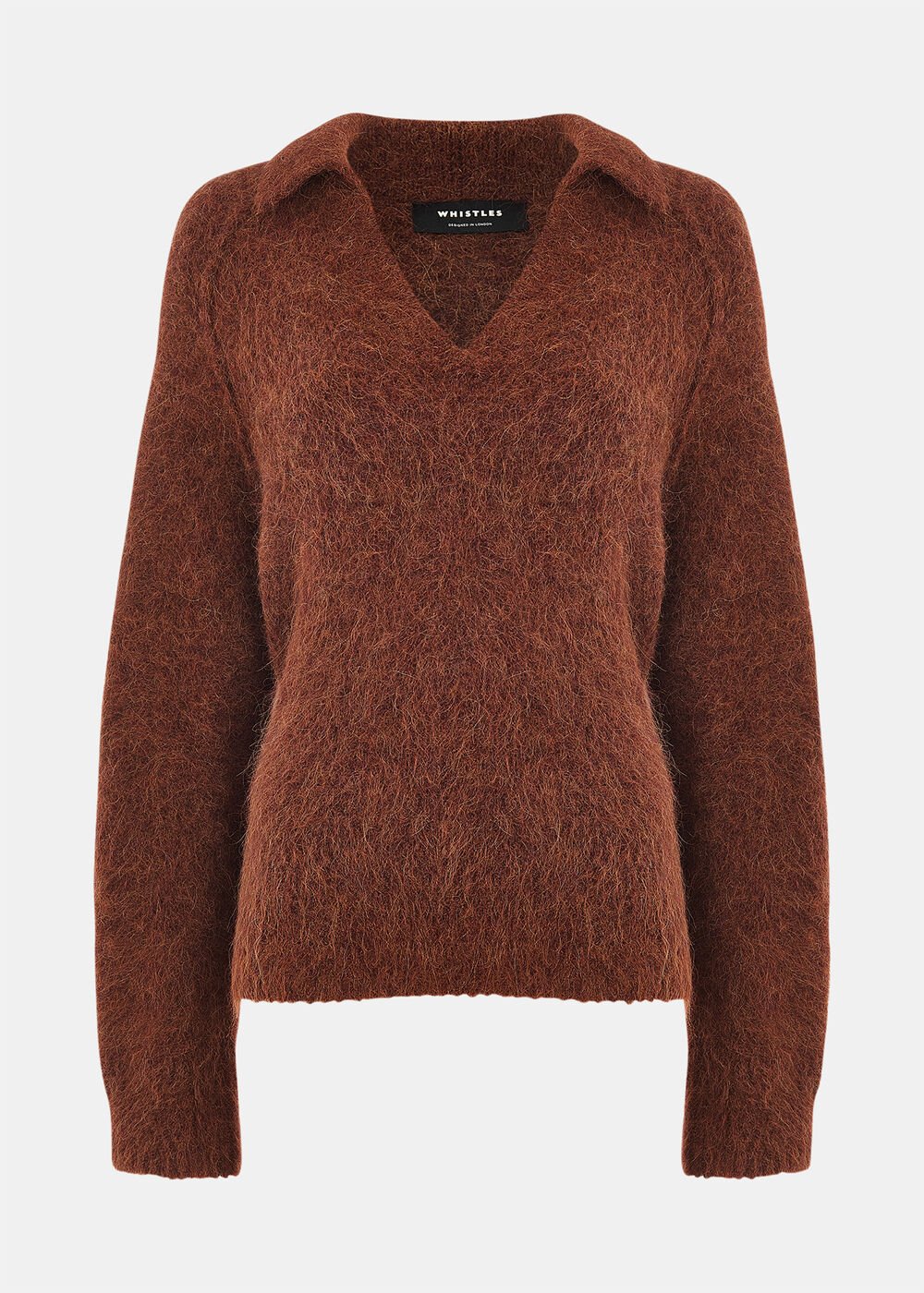 Alpaca Collar Neck Knit