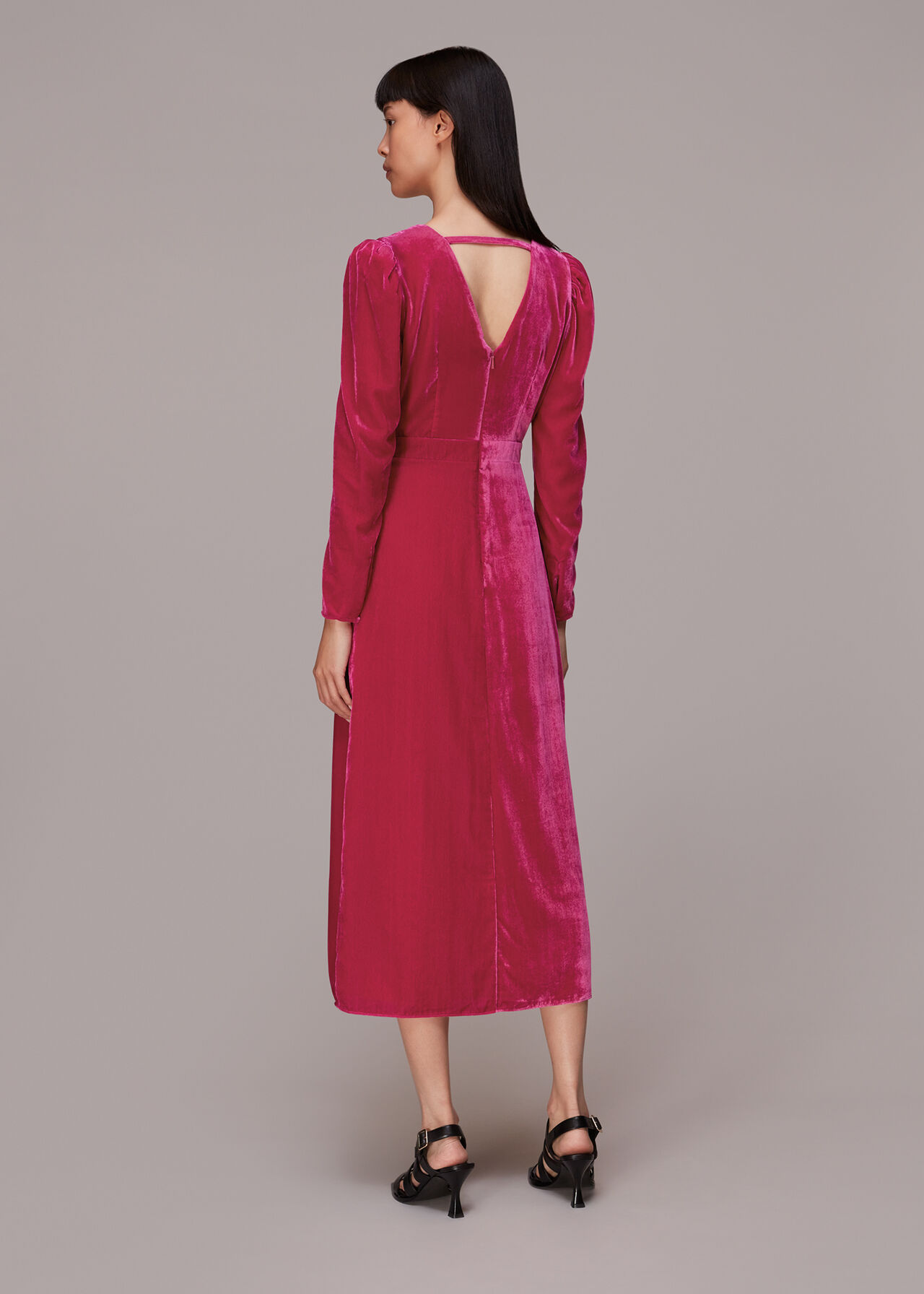 Ally Velvet Midi Dress