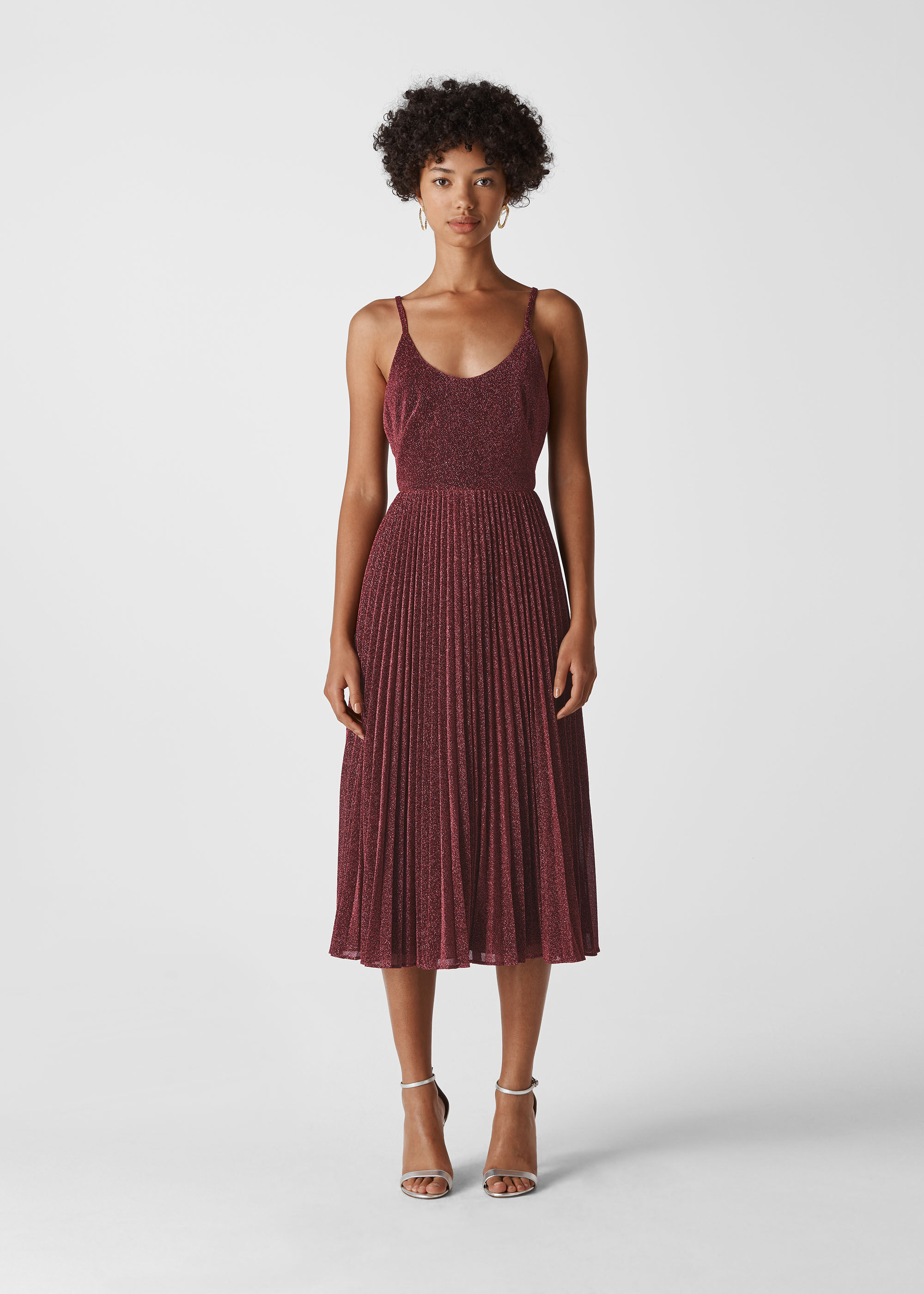 pleated dress