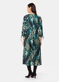 Misty Leopard Print Dress