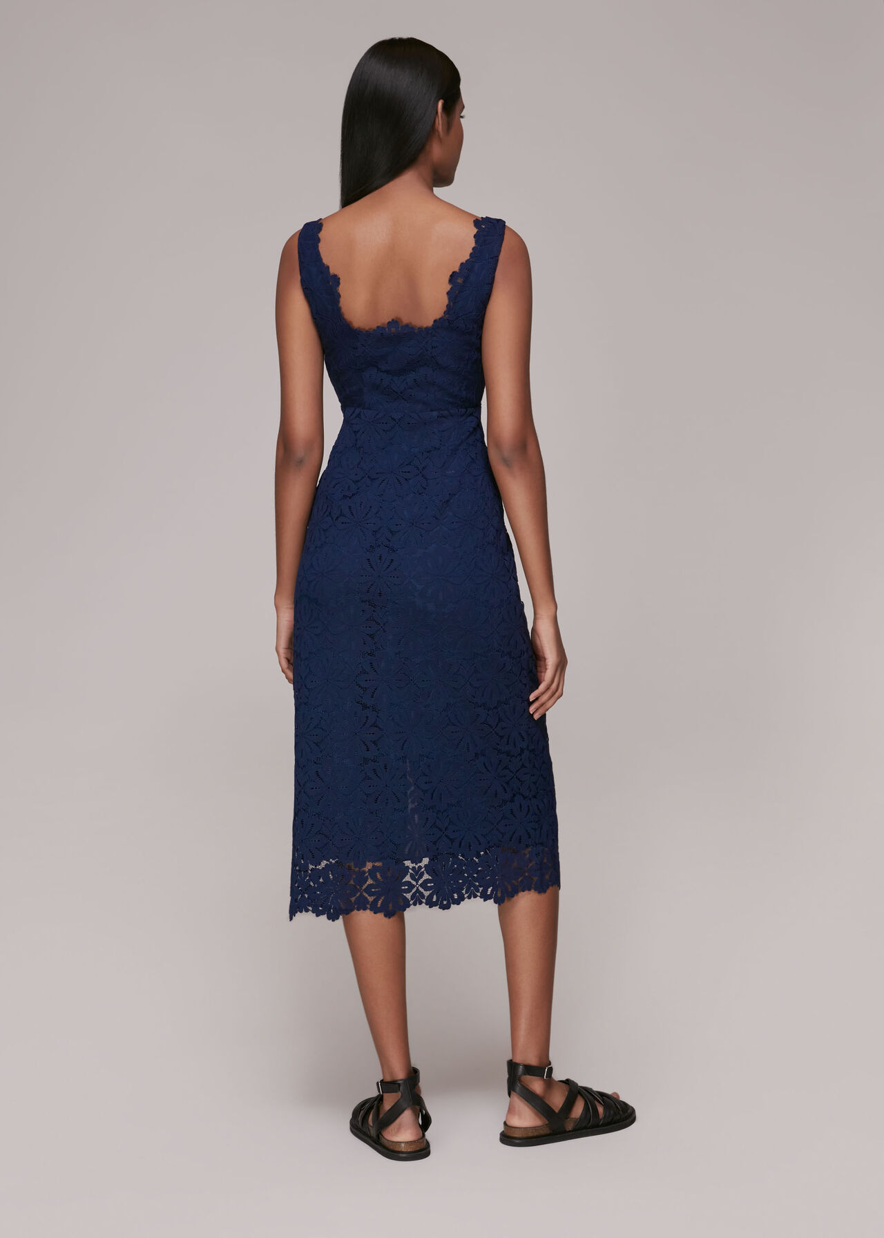 Nova Lace Midi Dress