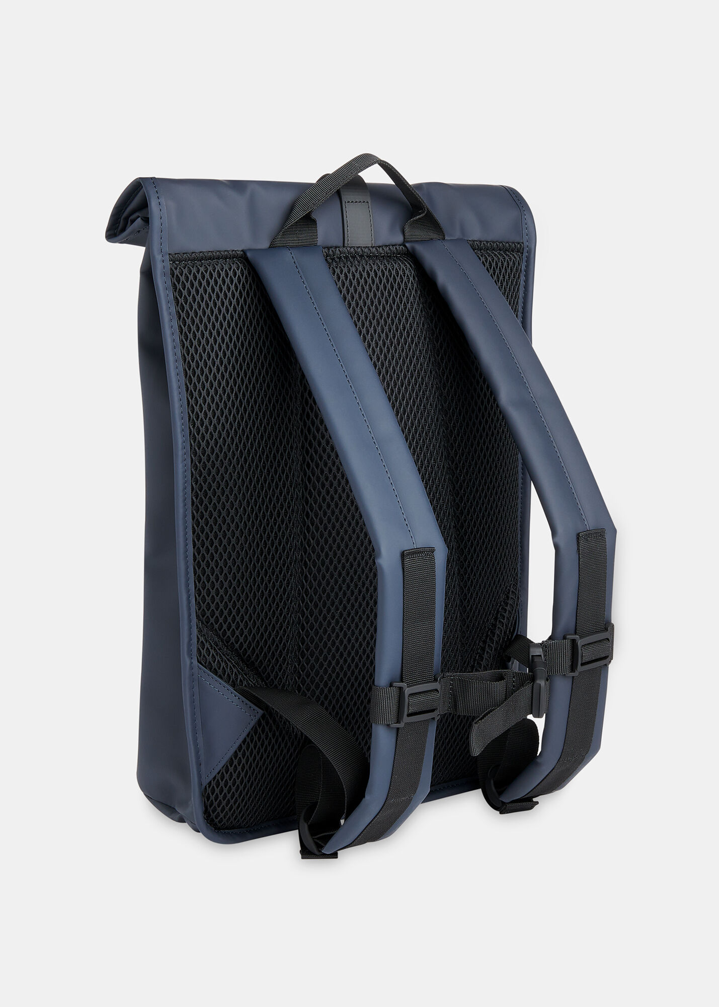 Navy Rains Rolltop Back Pack | WHISTLES | Whistles US |