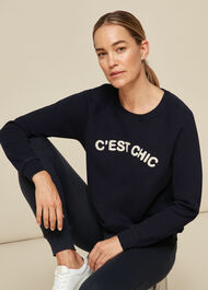 Cest Chic Logo Sweatshirt