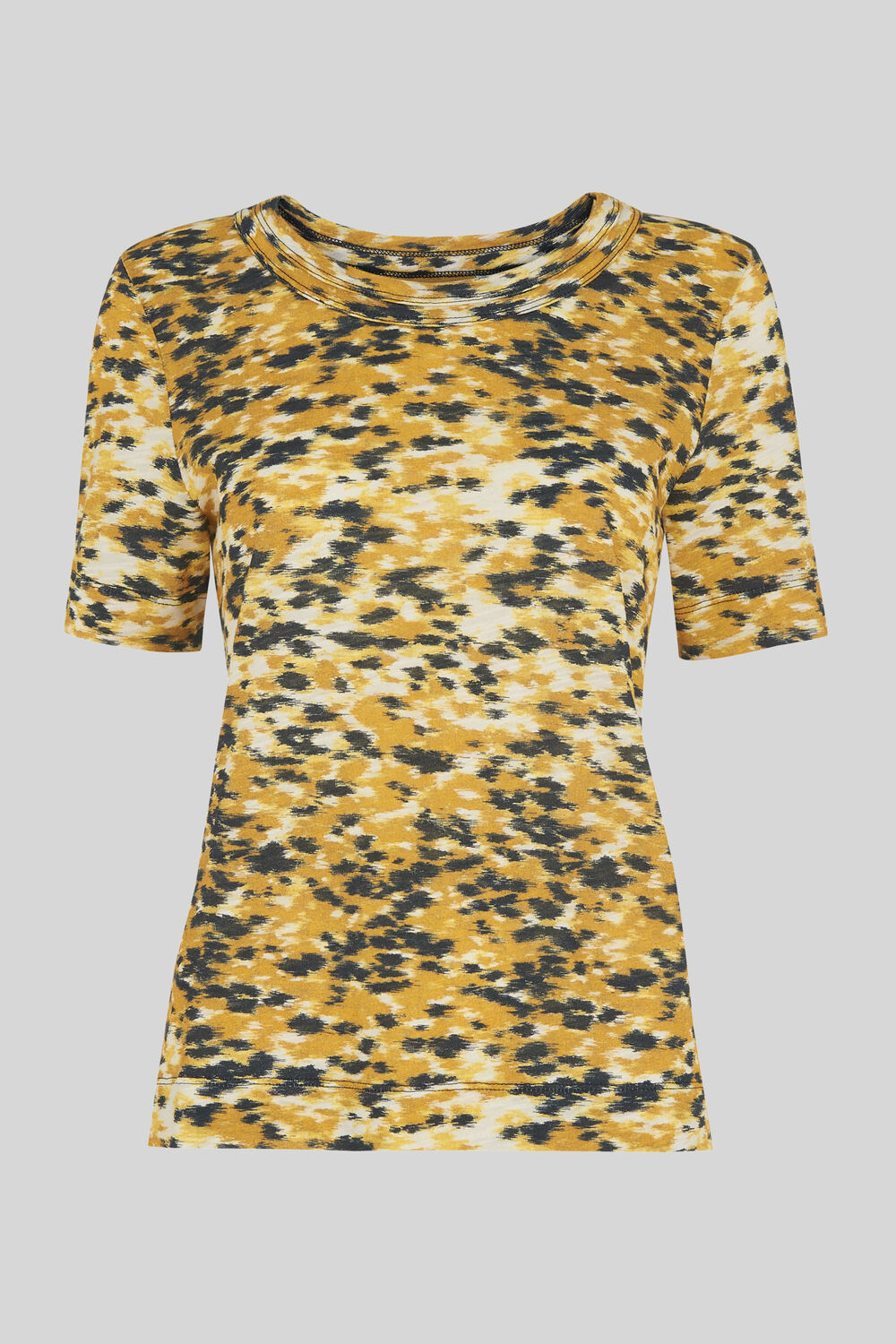 Ikat Print Rosa Tee Yellow/Multi