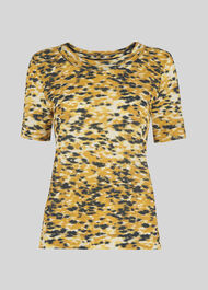 Ikat Print Rosa Tee Yellow/Multi