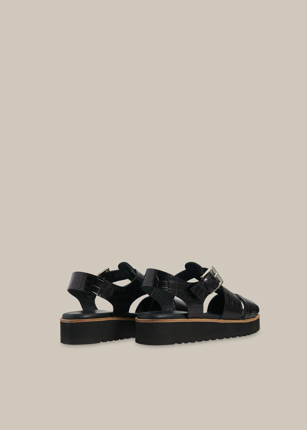 Kendra Croc Sandal