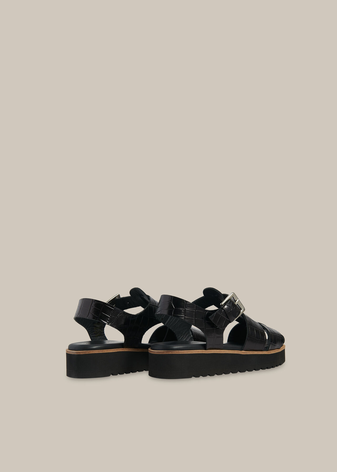 Kendra Croc Sandal