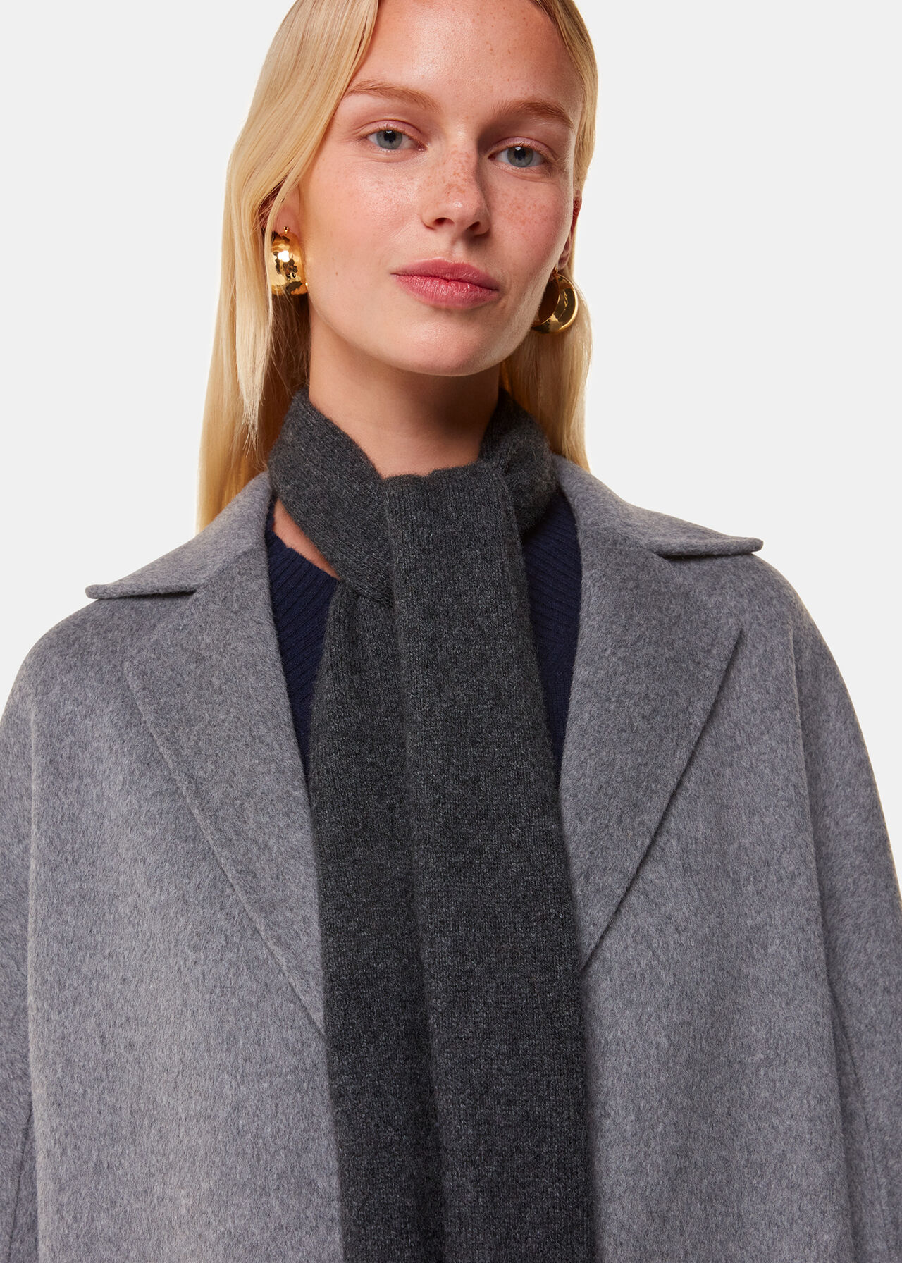 Cashmere Wool Blend Scarf