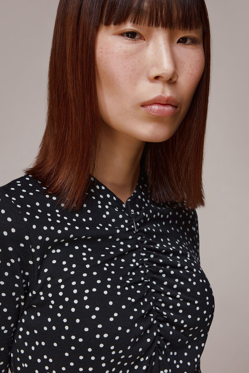 Rumi Spot Jersey Dress