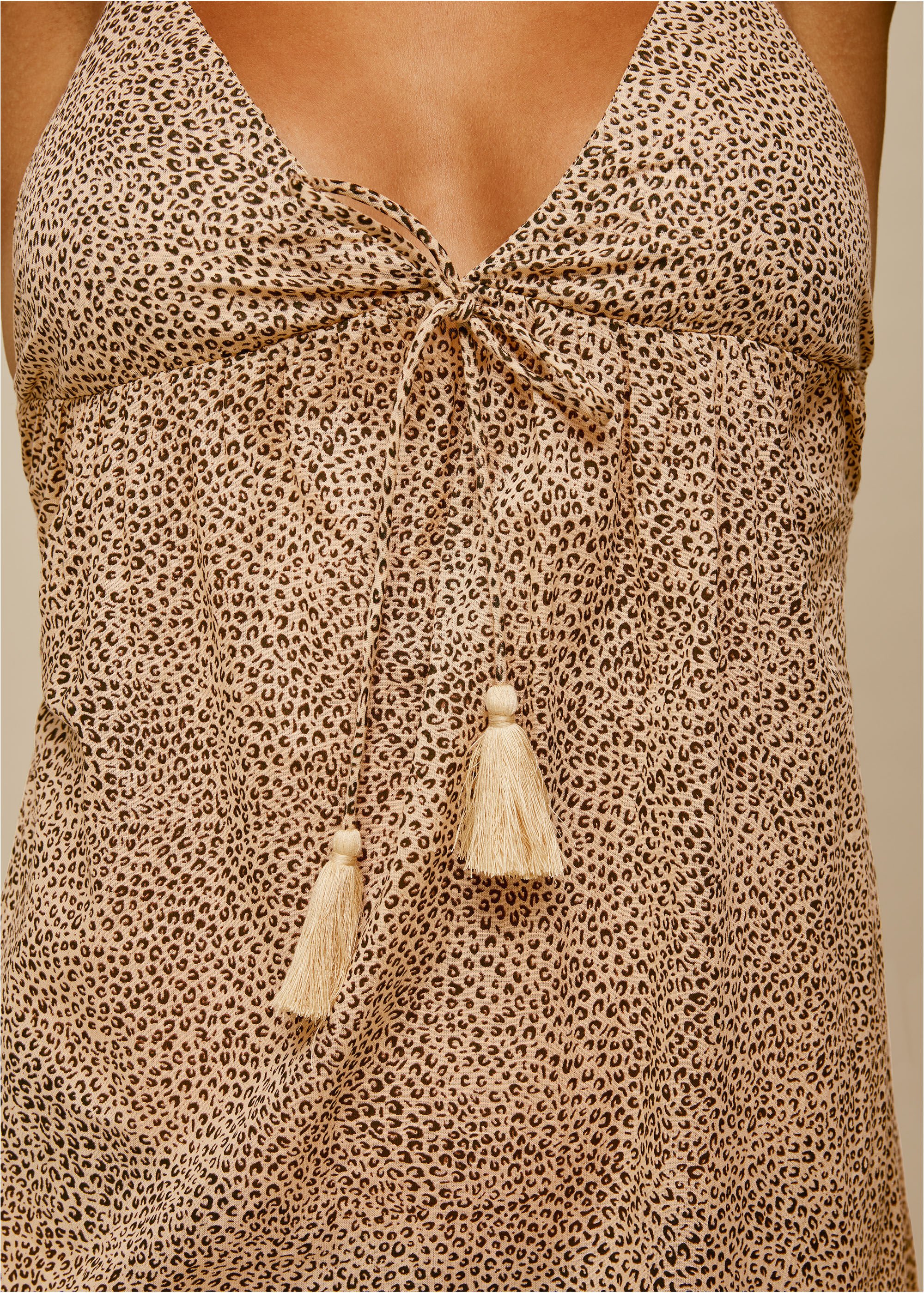 Animal print clearance beach dress