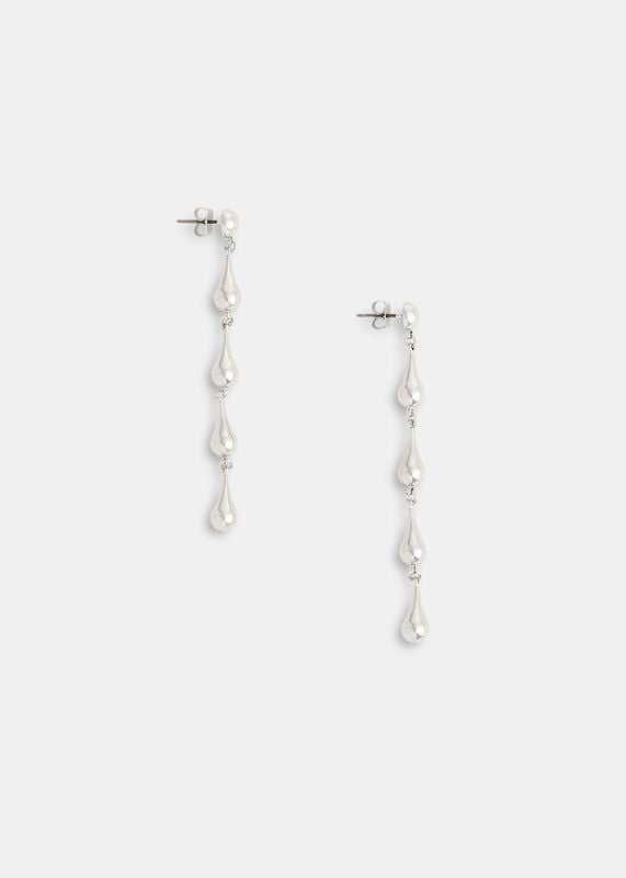 Silver Mini Teardrop Earring