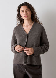 Wool V Neck Cardigan