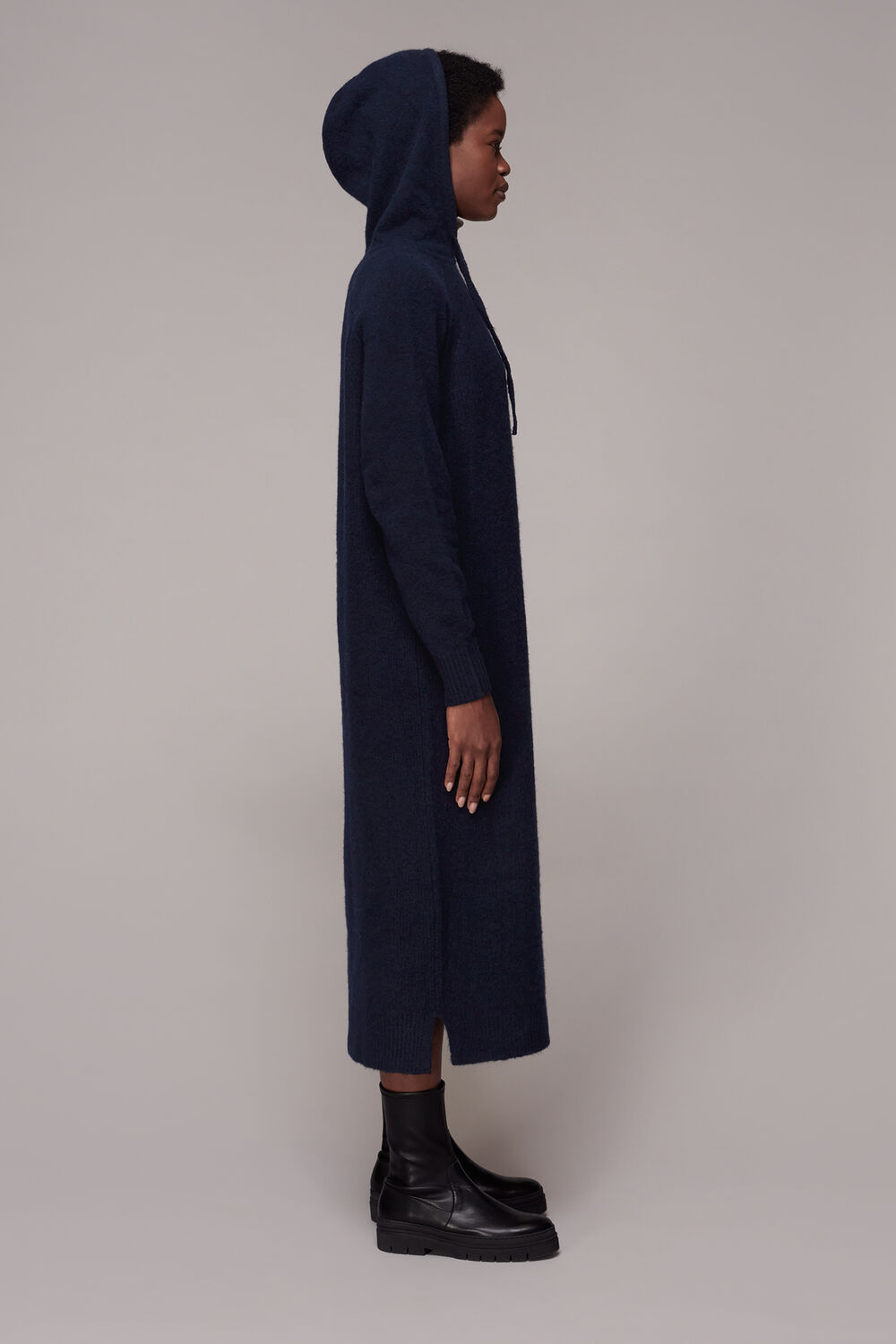 Knitted Hoodie Dress