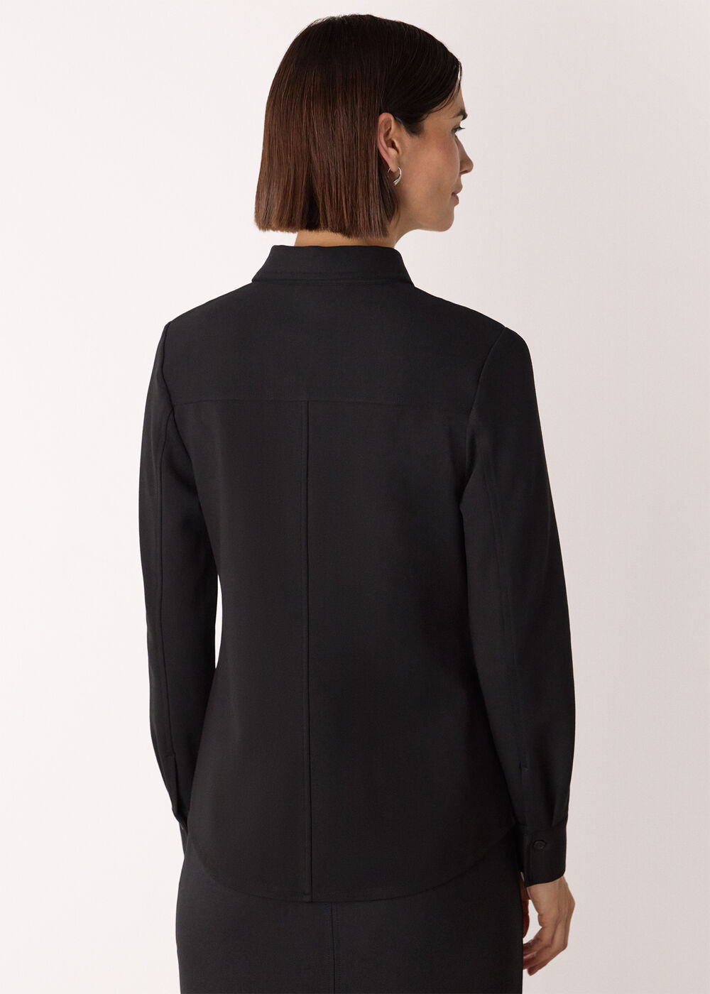 Seam Detail Ponte Shirt