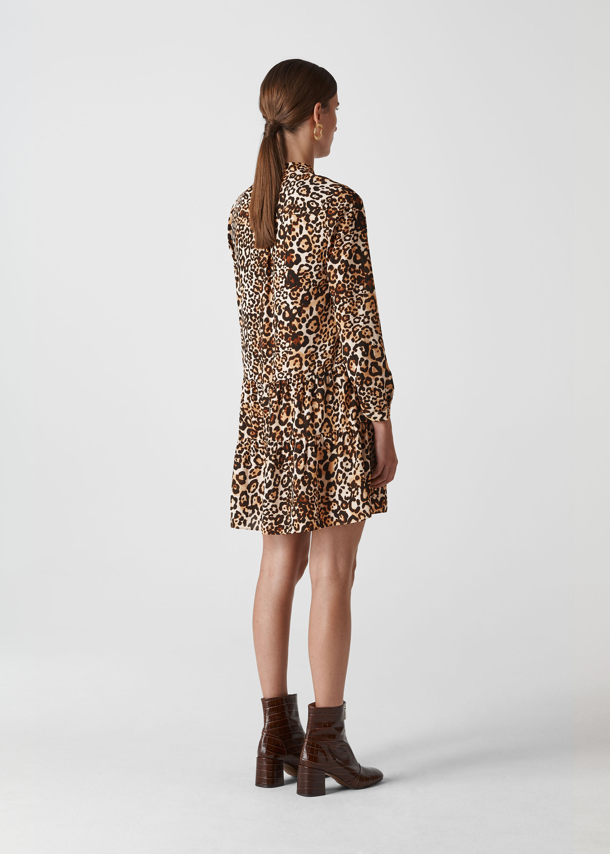 Whistles leopard hot sale dress