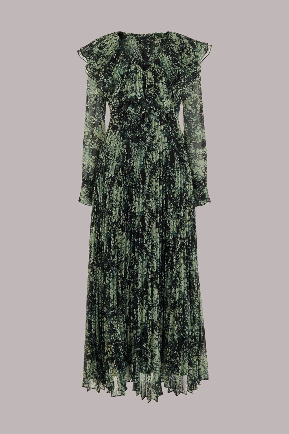 Snow Flurry Printed Midi Dress