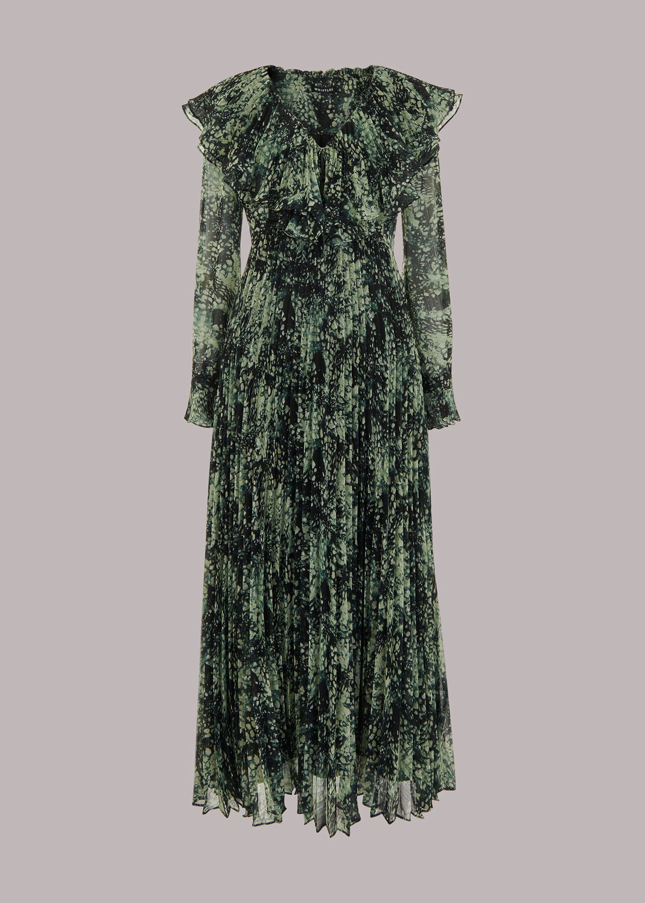 Snow Flurry Printed Midi Dress