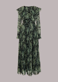 Snow Flurry Printed Midi Dress