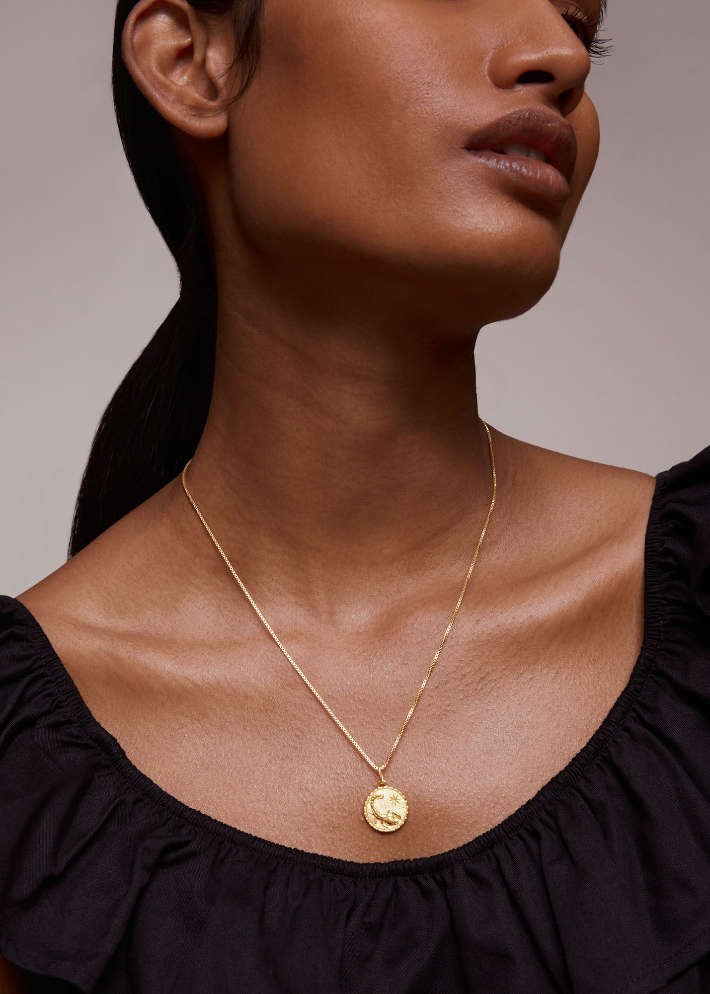 Scorpio necklace clearance gold