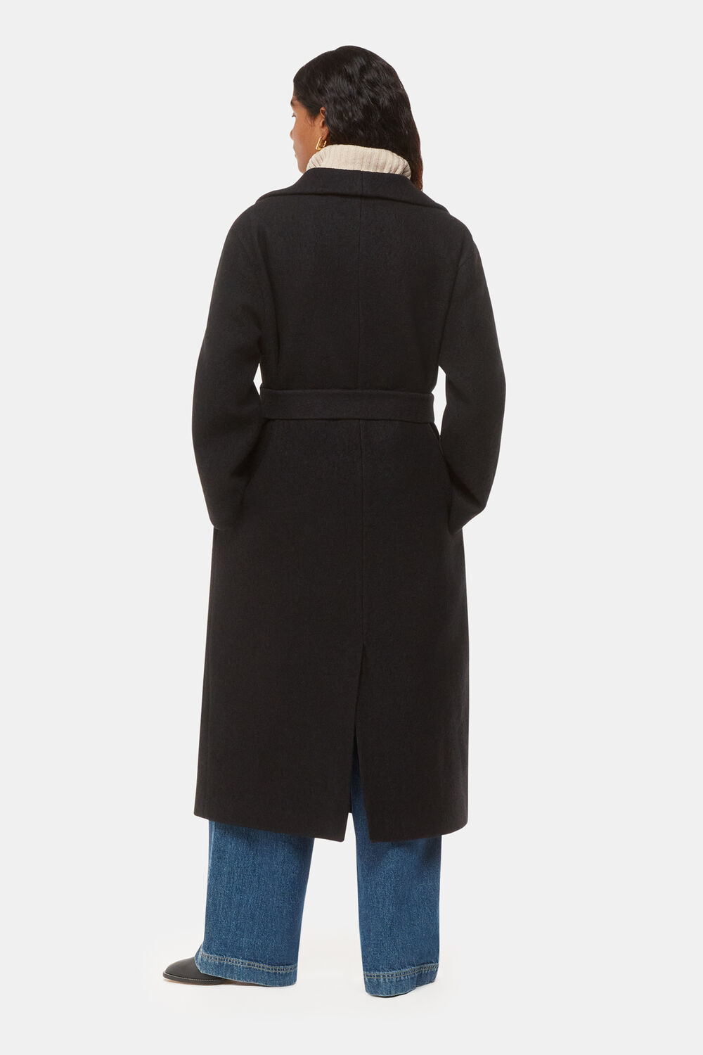 Petite Morgan Funnel Neck Coat