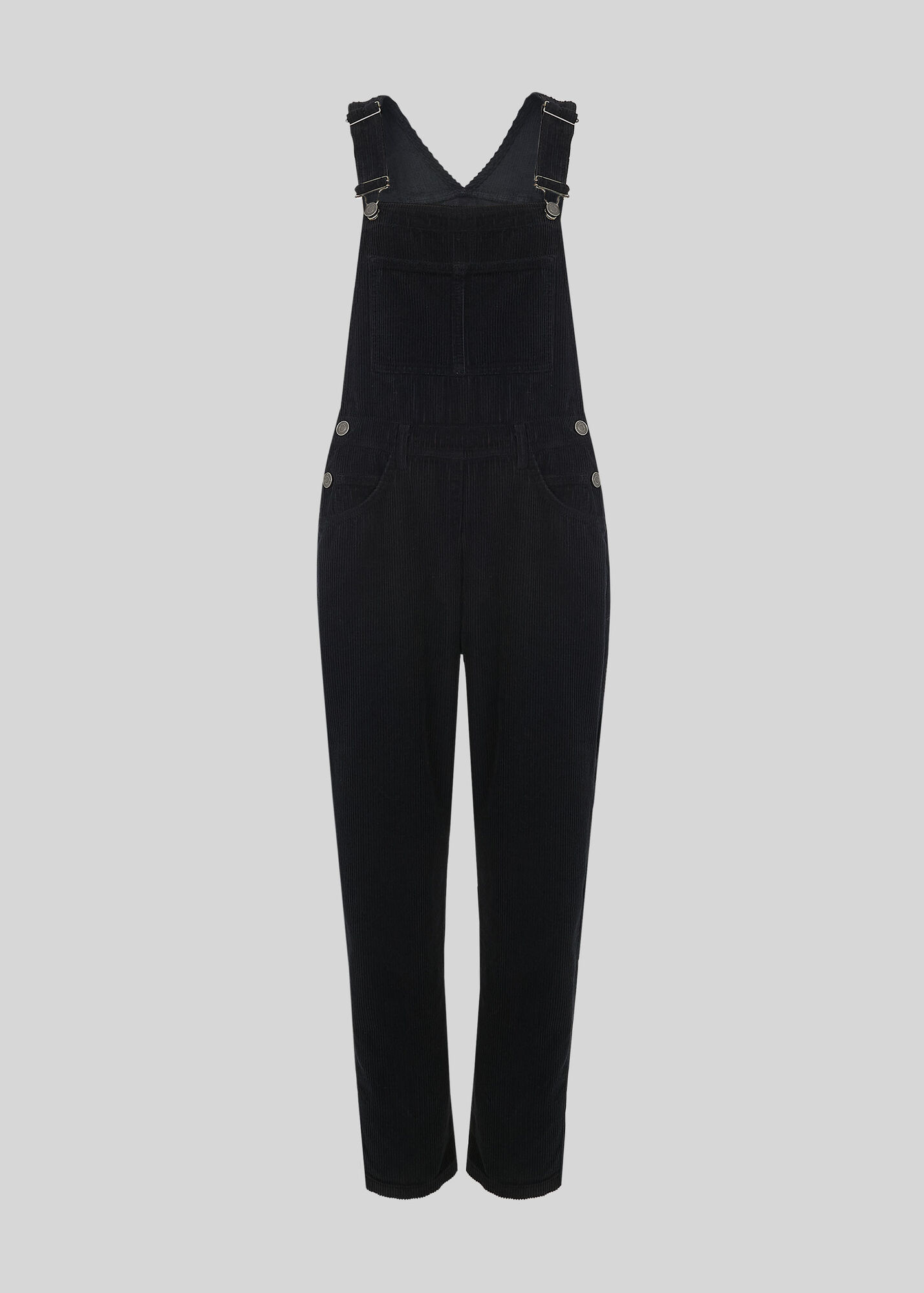 Black Corduroy Dungaree WHISTLES