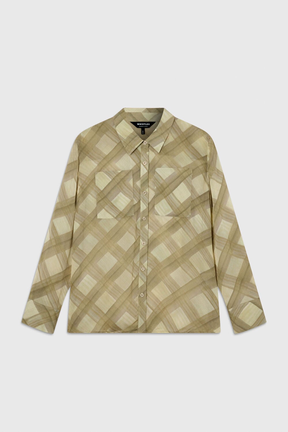 Check Sheer Shirt