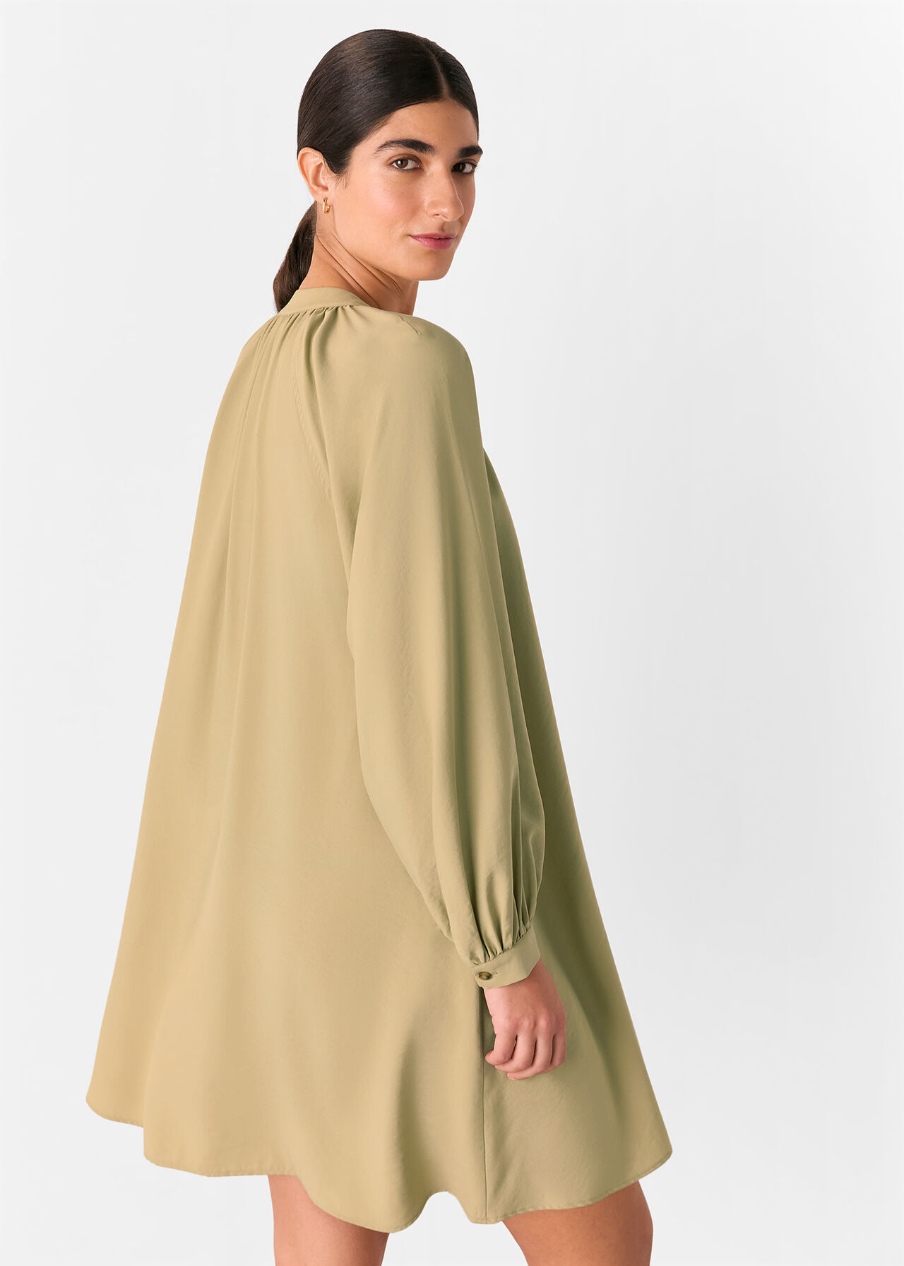 Full Volume Gathered Dress