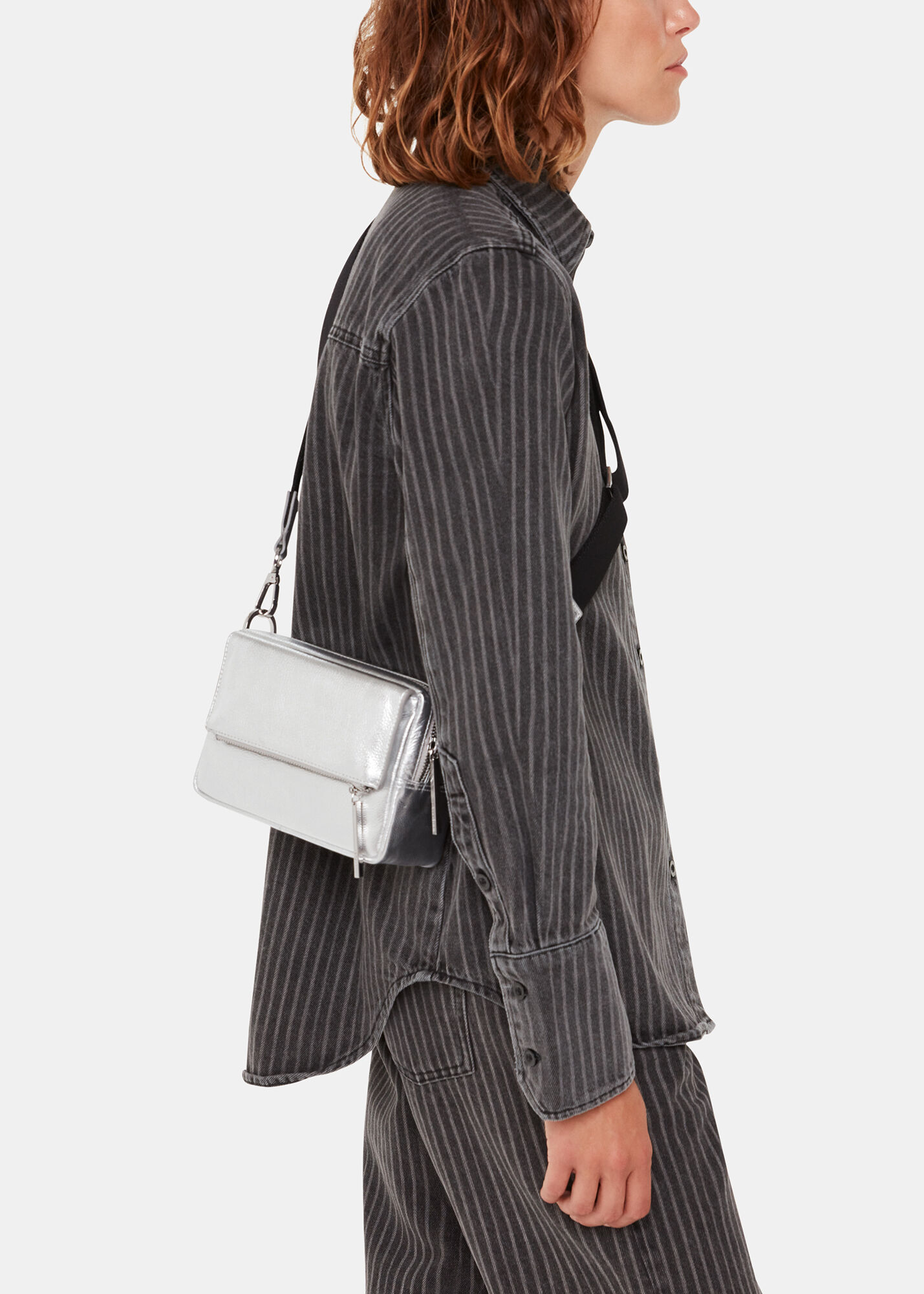Silver Bibi Crossbody Bag WHISTLES