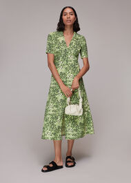 Rowan Hyena Spot Midi Dress