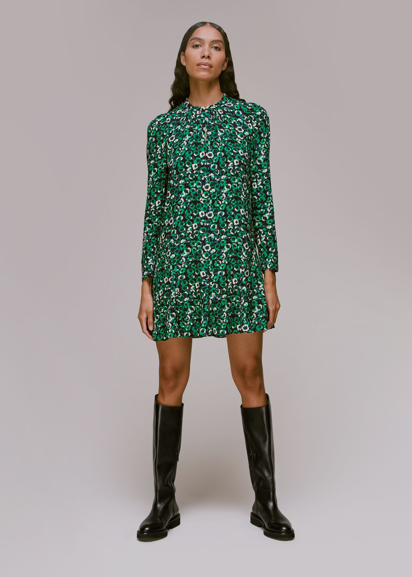 Whistles dandelion print shirt dress hot sale