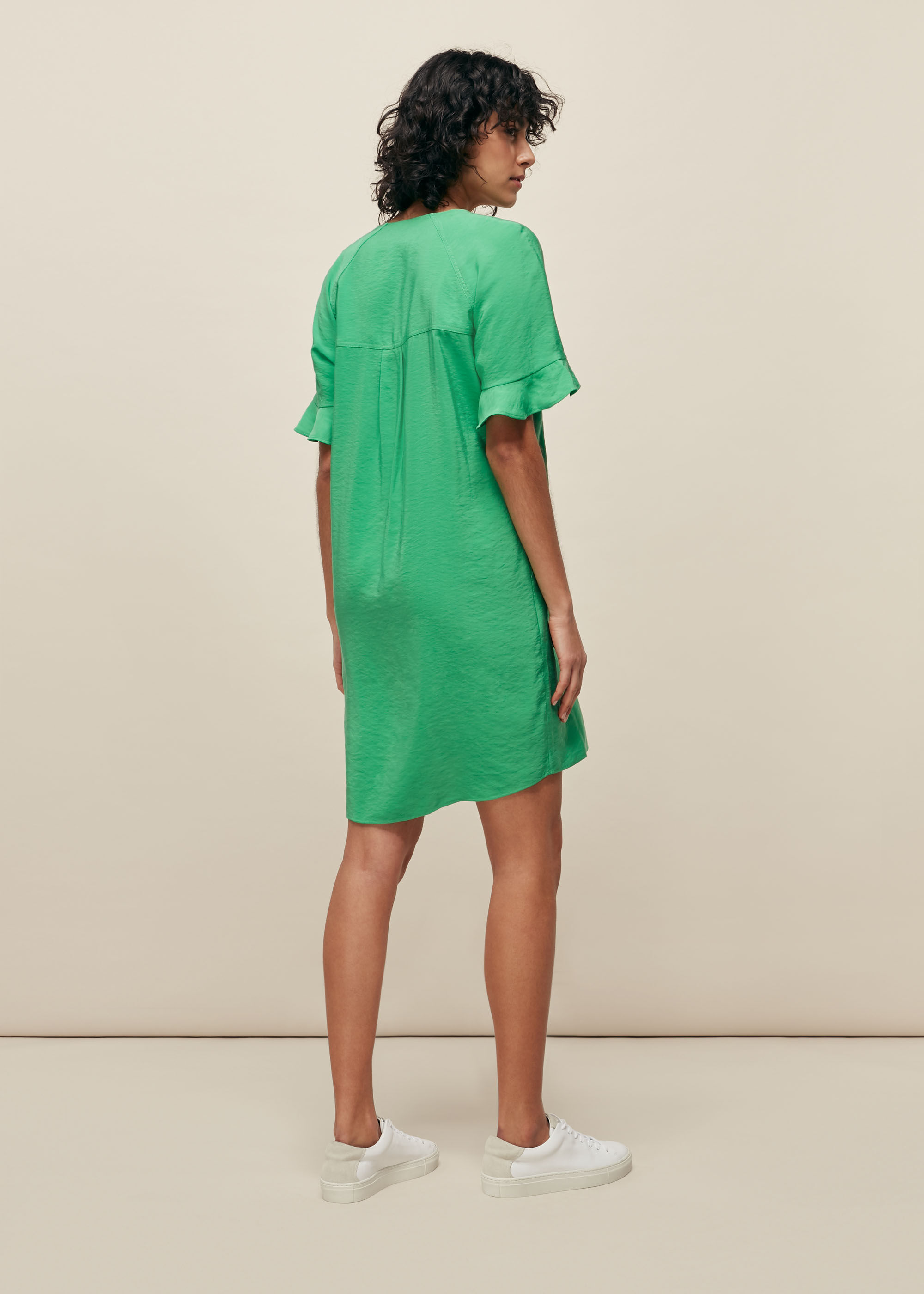 sam edelman feather hem sheath dress