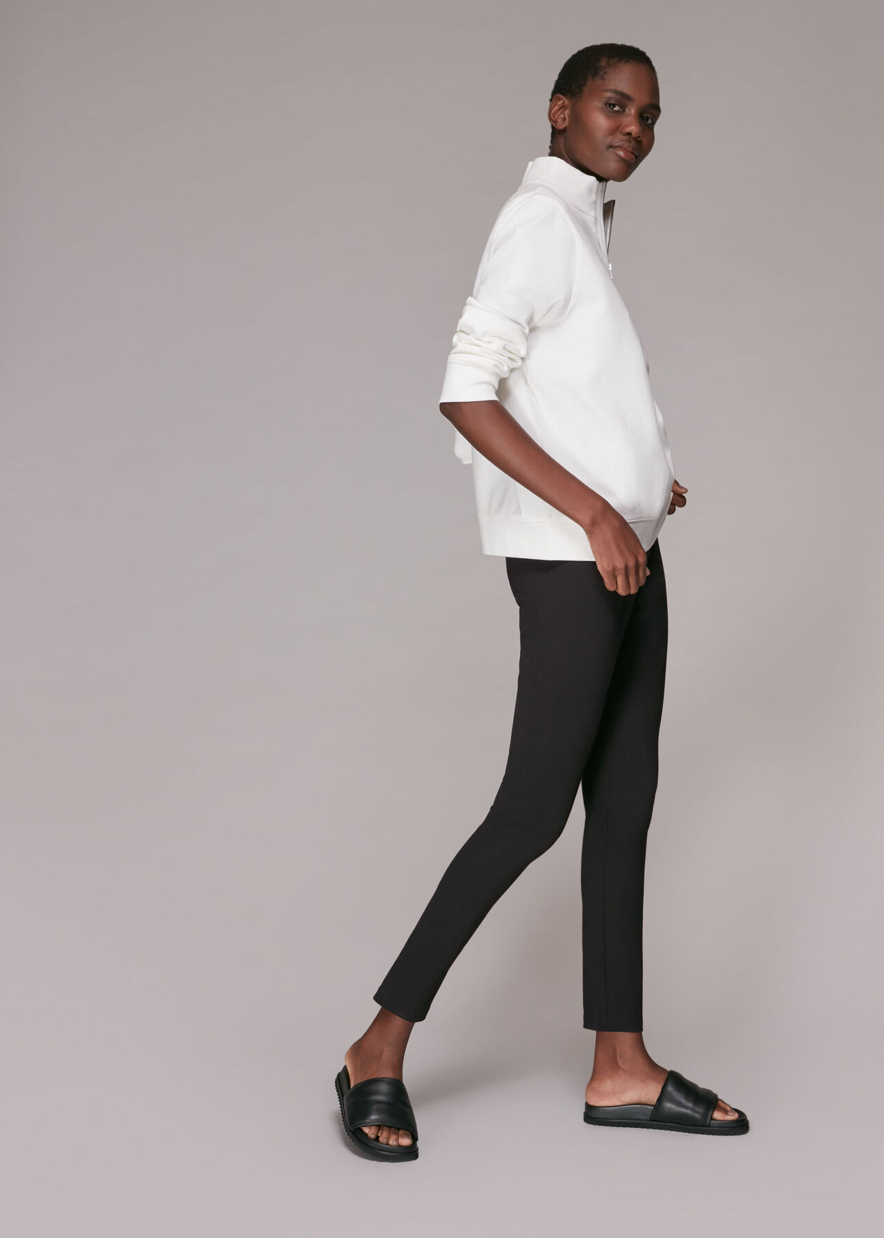 Classic Slim Ponte Trouser