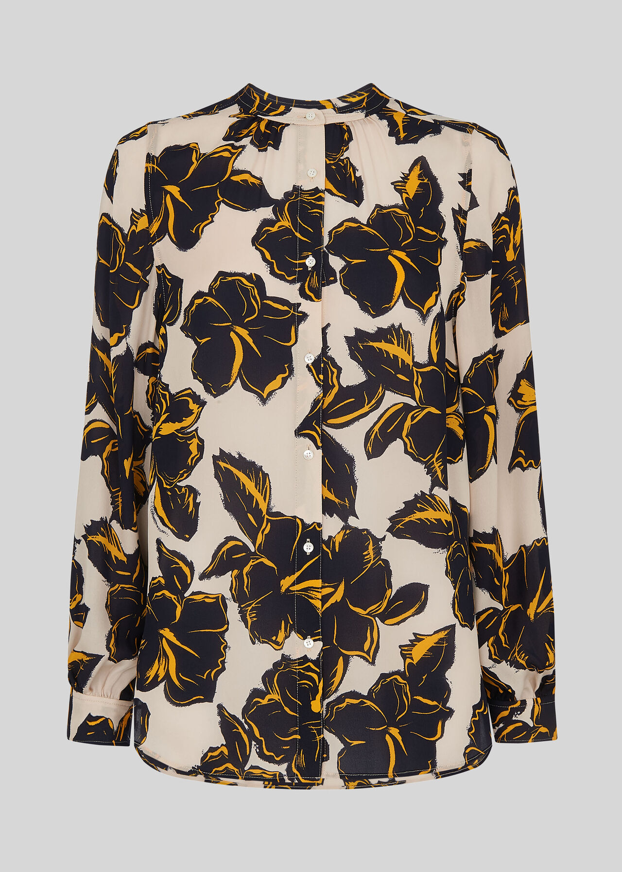 Tropical Flower Silk Shirt | WHISTLES