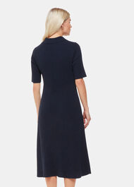 Petite Knitted Ribbed Midi Dress