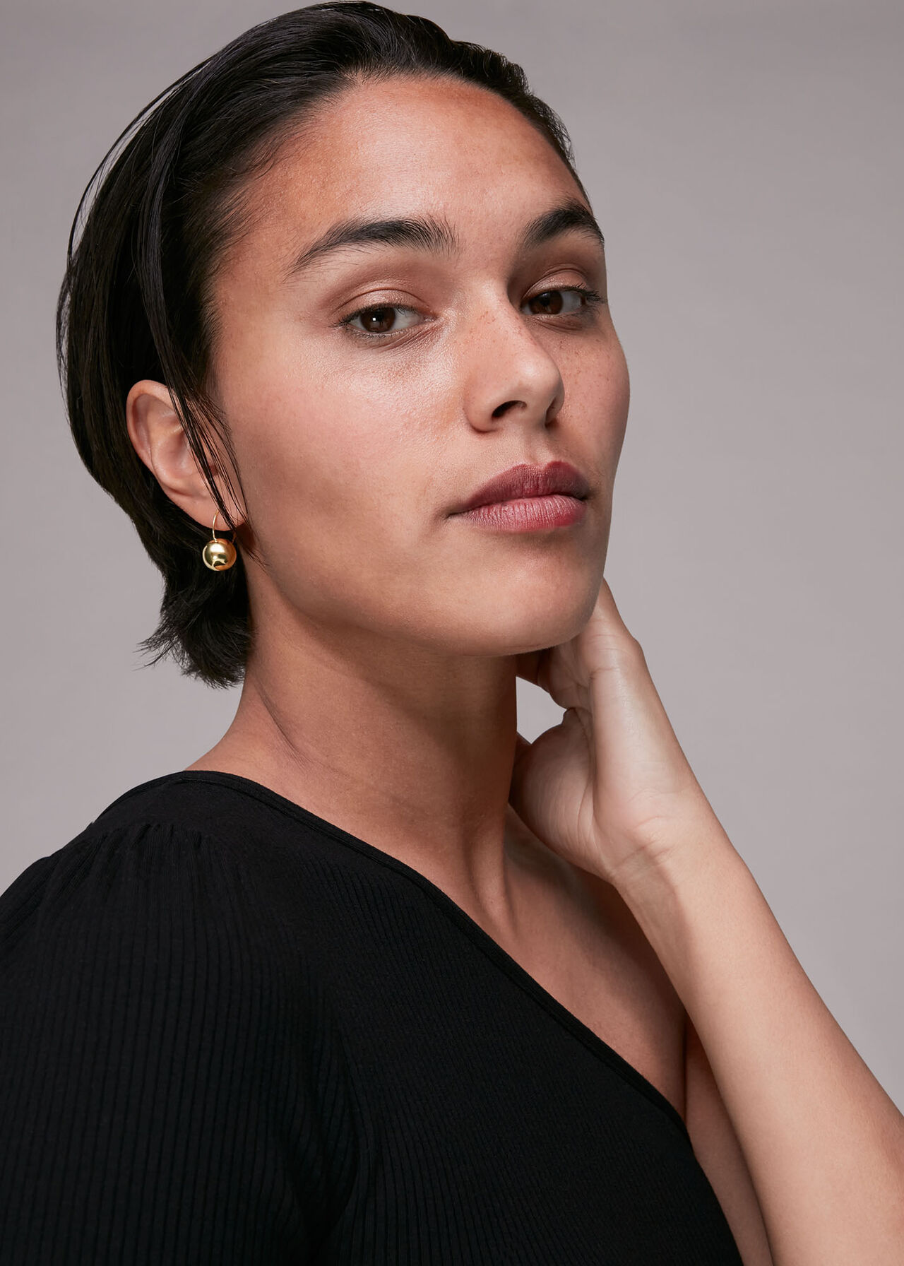 Sphere Hook Earring