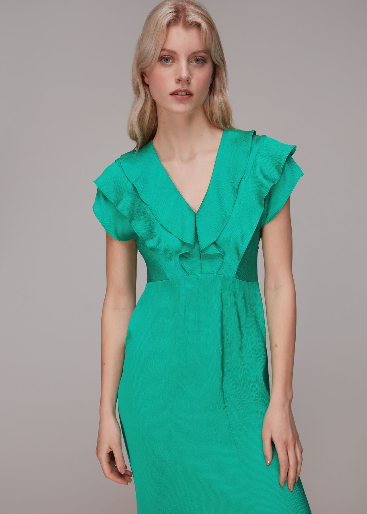 Adeline Frill Midi Dress