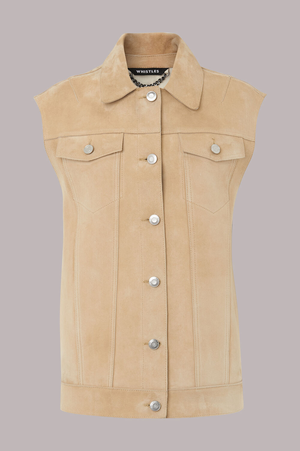 Calvin Bonded Suede Gilet